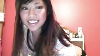 Sexy asian girl teasing