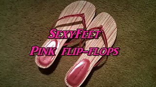 Pink flip-flops