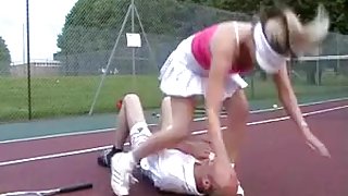 tennis lesson