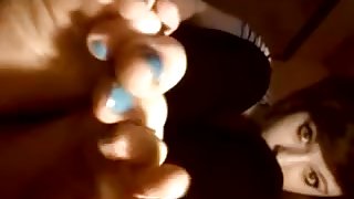 Hot porn video with real foot fetish
