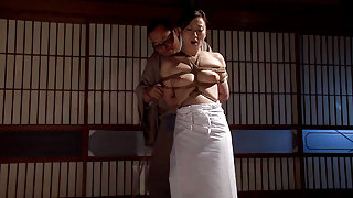Yu Kawakami in Housewife Yu Begins Her Bondage Training - CosplayInJapan