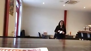 The guy beating off in the restaurant